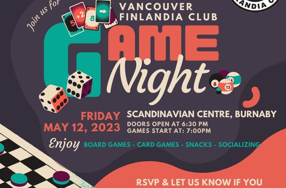 Vancouver Finlandia Club Game Night