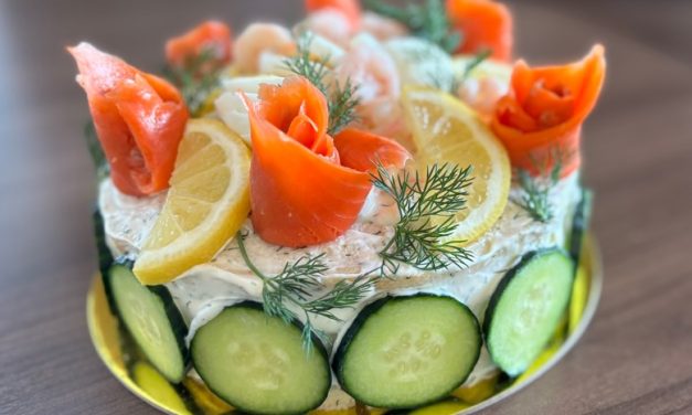 Nordic Baking – Seafood Sandwich Cake