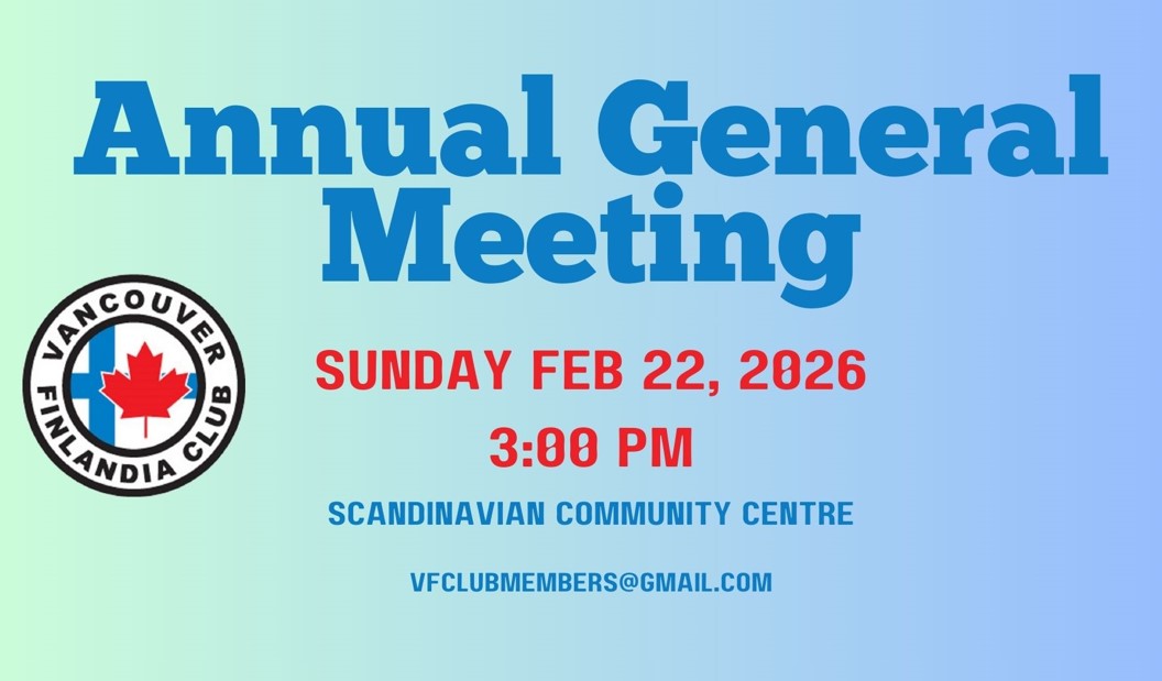 Vancouver Finlandia Club AGM