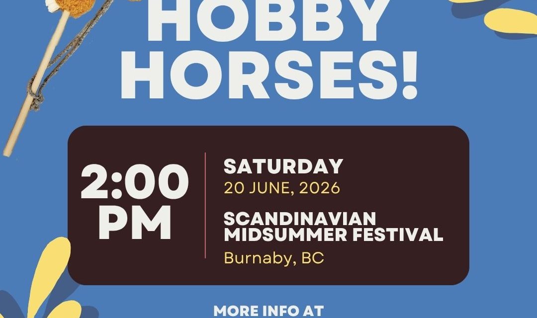 Hobby Horse Race at Midsummer!