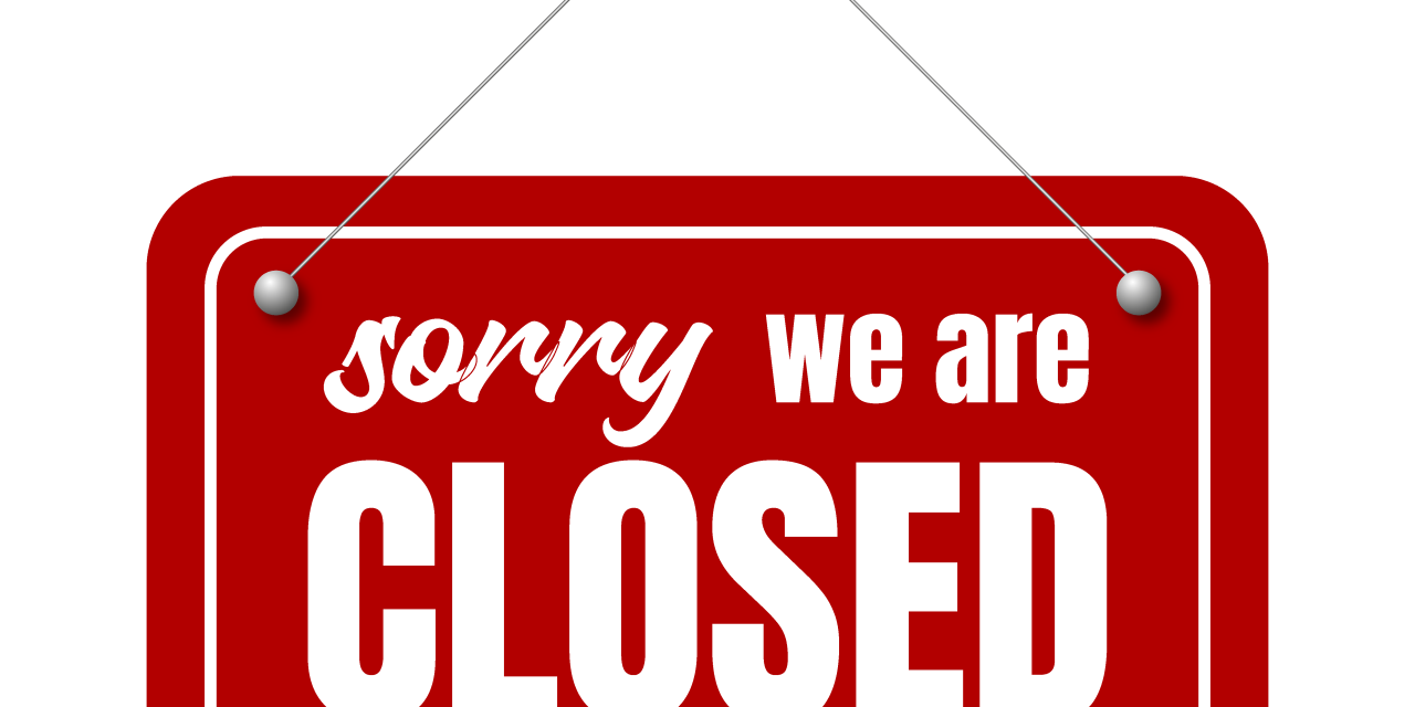 Centre Closed – Sat. July 25
