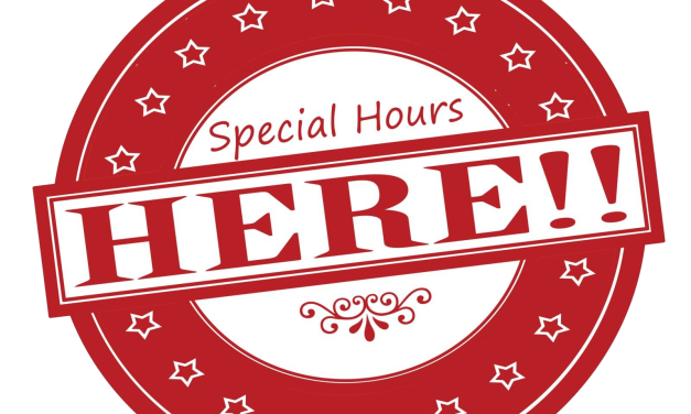 Fri, July 24 – Centre Special Opening Hours